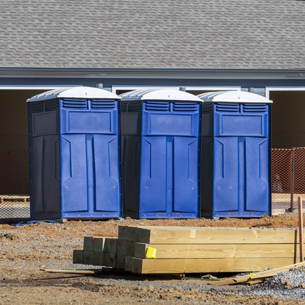 how do you dispose of waste after the portable restrooms have been emptied in Cumberland Foreside